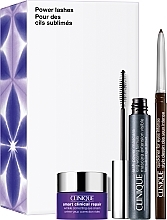 Fragrances, Perfumes, Cosmetics Set - Clinique Power Lashes (mascara/ml + eye/liner/0.14g + eye/cr/5ml)