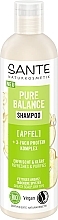 Fragrances, Perfumes, Cosmetics Balancing Apple Bio Shampoo for Oily Roots & Dry Hair Ends - Sante Pure Balance Shampoo	