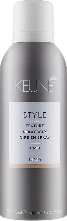 Hair Spray Wax #46 - Keune Style Spray Wax — photo N1