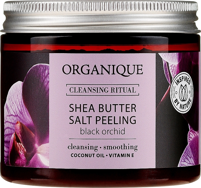 Salt Peeling "Black Orchid" - Organique Shea Butter Salt Peeling Black Orchid — photo N4