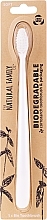 Biodegradable Toothbrush, white - The Natural Family Co Biodegradable Toothbrush — photo N1