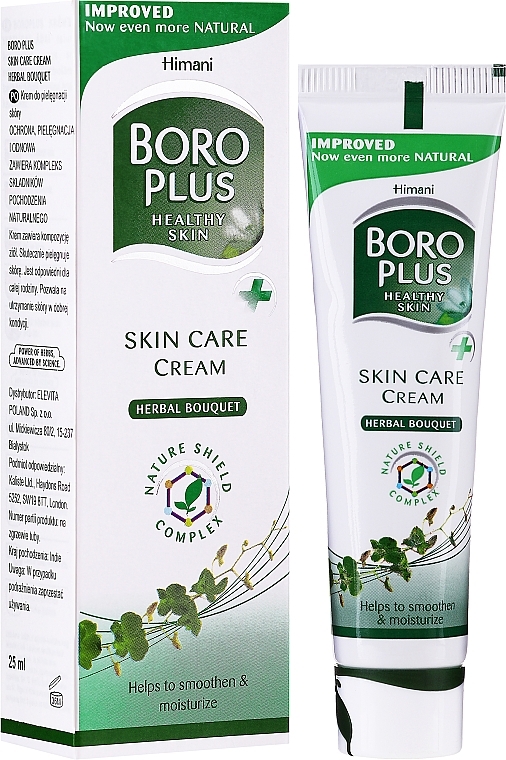 Antiseptic Cream "Herbal Bouquet" - Himani Boro Plus  — photo N2