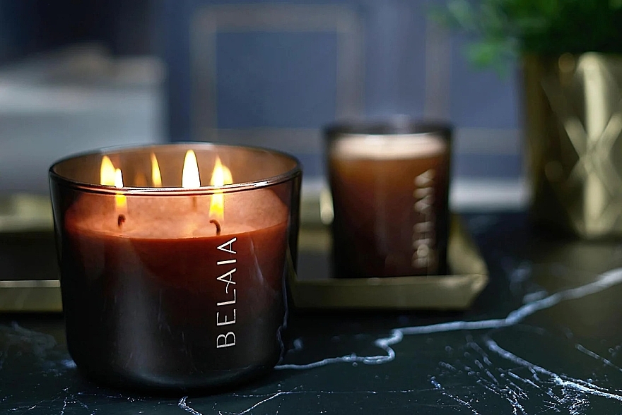 モノイ アロマ キャンドル - Belaia Monoi Scented Candle	 — photo N4