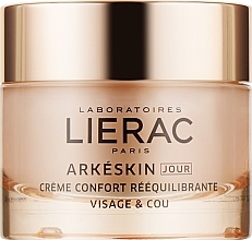 Rebalancing Comfort Face & Neck Cream - Lierac Arkeskin Jour Day Rebalancing Comfort Cream — photo N1