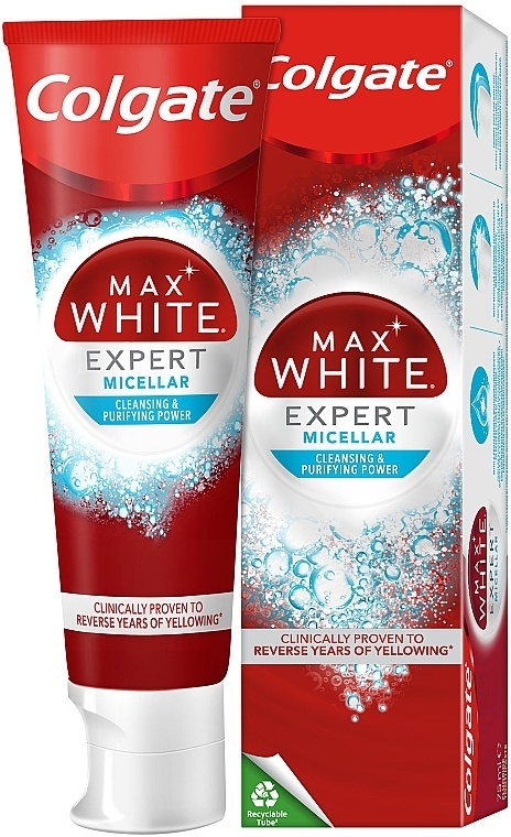 Whitening Toothpaste - Colgate Max White Expert Micellar — photo N3