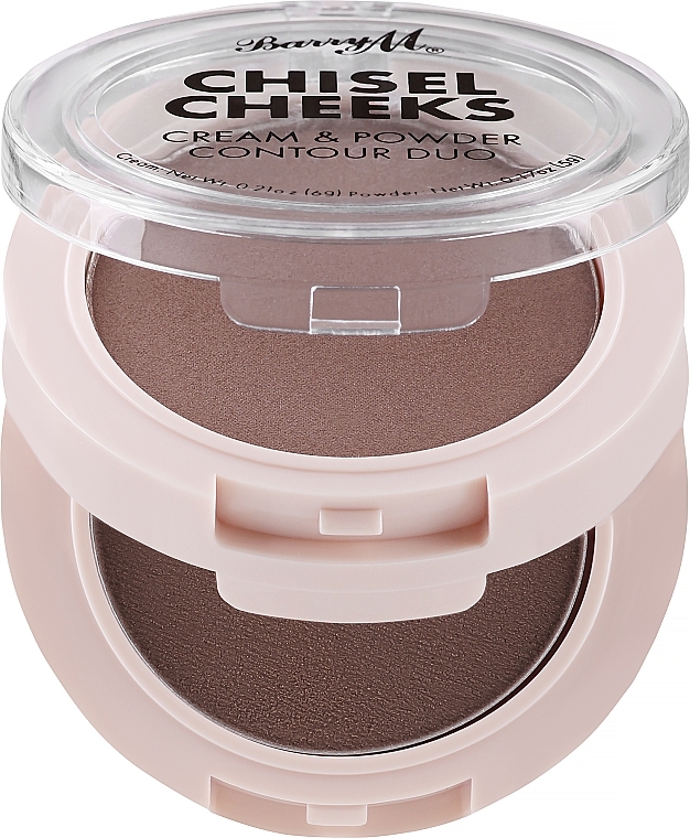 Contouring Palette - Barry M Chisel Cheeks Cream & Powder Contour Duo — photo N2