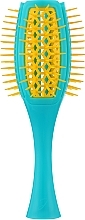 Fragrances, Perfumes, Cosmetics Styling & Volumizing Brush, yellow - Janeke Vented Curvy Tulip Brush