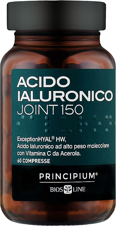 Muscle Hyaluronic Acid Dietary Supplement - BiosLine Principium Laluronico Joint 150 — photo N1