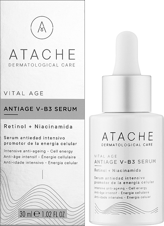 Intensive Anti-Aging Serum with Retinol & Niacinamide - Atache Vital Age Retinol Anti-age V-B3 — photo N2