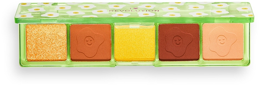 Eyeshadow Palette - I Heart Revolution Mini Match Palette Fried Egg — photo N2