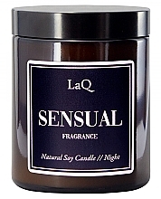 Fragrances, Perfumes, Cosmetics Natural Night Soy Candle - LaQ Sensual Night