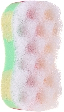 Fragrances, Perfumes, Cosmetics Shower Sponge 6047, yellow-pink-mint - Donegal