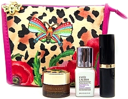 Fragrances, Perfumes, Cosmetics Set - Estee Lauder (ser/7ml + eye/balm/5ml + lipstick + bag)