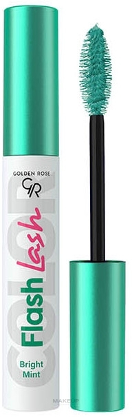 Mascara - Goldenn Rose Flash Lash Colored Mascara — photo 01 - Bright Mint