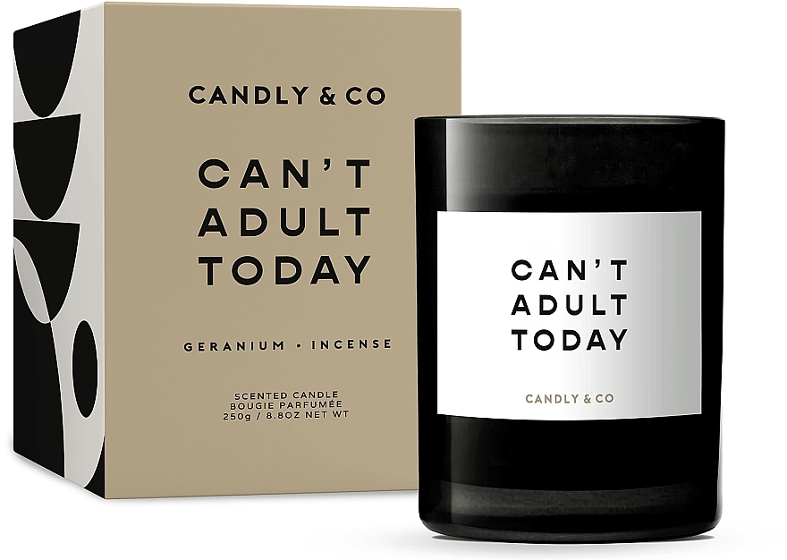 Scented Candle - Candly & Co No.1 Can’t Adult Today — photo N1