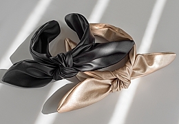 Headband 'Chic Bow', black - MAKEUP — photo N5