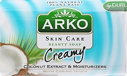 Fragrances, Perfumes, Cosmetics Soap - Arko Beauty Soap Creamy Coconut & Cream