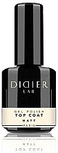 No Wipe Matte Top Coat - Didier Lab Gel Polish Top Coat Matt — photo N1