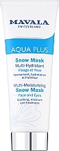 Fragrances, Perfumes, Cosmetics Multi-Moisturizing Mask - Mavala Aqua Plus Multi-Moisturizing Snow Mask