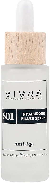 ヒアルロン酸配合のアンチエイジング美容液 - Vivra Hyaluronic Filler Serum Anti-Age — photo N1