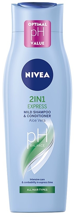 Shampoo-Conditioner 2in1 "Express-Care" - NIVEA Hair Care 2 in 1 Express Shampoo — photo N1