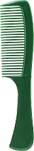 Fragrances, Perfumes, Cosmetics Comb with Handle #5227, green - Deni Carte