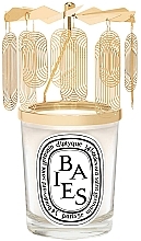 Set - Diptyque Baies Scented Candle and Carousel Gift Set (candle/190 g + acc/1 pc) — photo N1