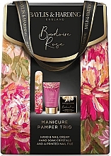 Set - Baylis & Harding Boudoire Rose Luxury Manicure Pamper Trio — photo N1