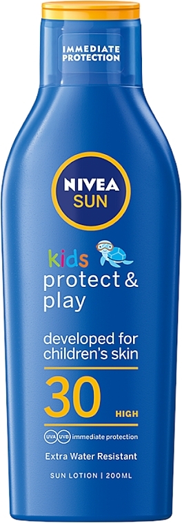 Kids Sun Lotion "Play & Swim" SPF 30 - NIVEA Sun Kids — photo N1