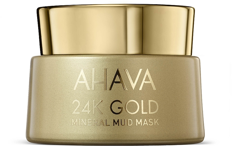 Gold Face Mask - Ahava 24K Gold Mineral Mud Mask — photo N1
