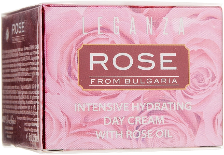Intensive Moisturizing Day Cream with Rose Oil - Leganza Rose Intensively Hydrating Day Cream — photo N8