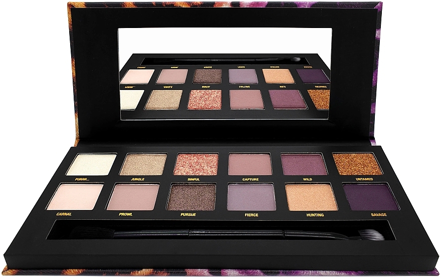 Eyeshadow Palette - W7 Wild Eyes Pressed Pigment Palette — photo N3