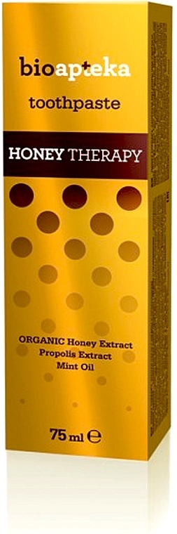 Honey & Propolis Toothpaste - Bioapteka Honey Therapy Toothpaste — photo N1