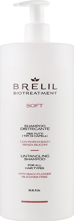 Unruly Hair Shampoo - Brelil Bio Treatment Soft Shampoo — photo N3