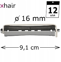 Cold Perm Rods, d16 mm, gray-black, 12 pcs. - Xhair — photo N2