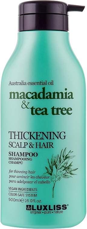 Strengthening Hair Shampoo - Luxliss Thickening Scalp & Hair Shampoo — photo N3