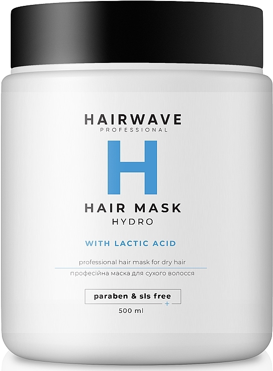 Moisturizing Mask for Dry Hair "Hydro" - HAIRWAVE Mask For Hair For Dry Hair — photo N1