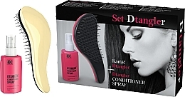 Fragrances, Perfumes, Cosmetics Set - Brazil Keratin Dtangler Gold Set (hair/spay/100ml + brush/1pc)