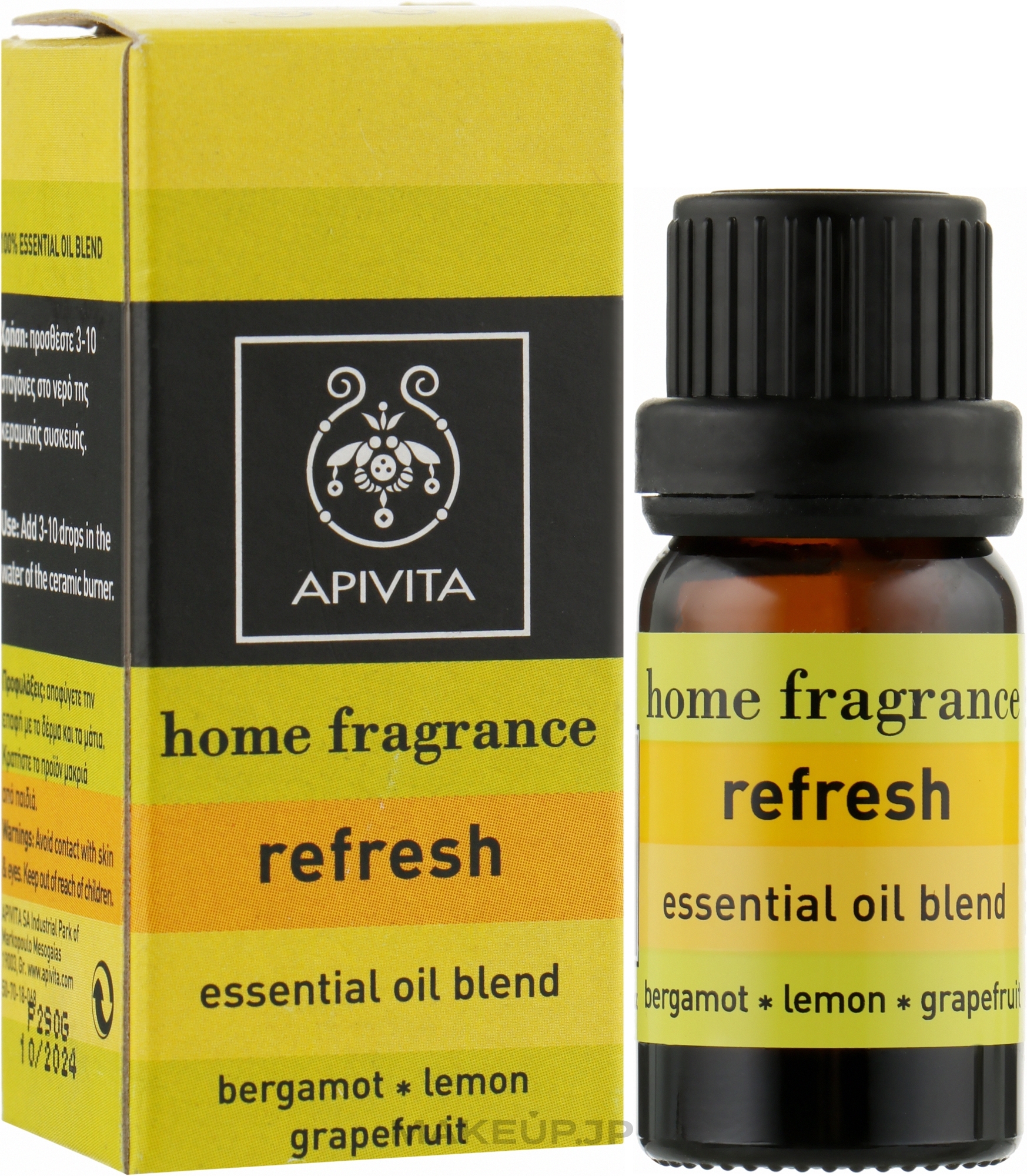 Essential Oil Blend "Refresh" - Apivita Aromatherapy Essential Oil Refresh — photo 10 ml