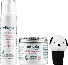 Fragrances, Perfumes, Cosmetics Panda Toy Set - Nova Kosmetyki Mikkolo Carefree Coconut Set (b/balm/200ml + b/foam/150ml + toy/1pc)