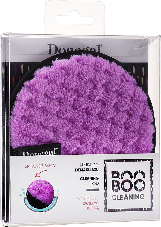 Makeup Remover Sponge, purple - Donegal Boo Boo Cleaning — photo N2