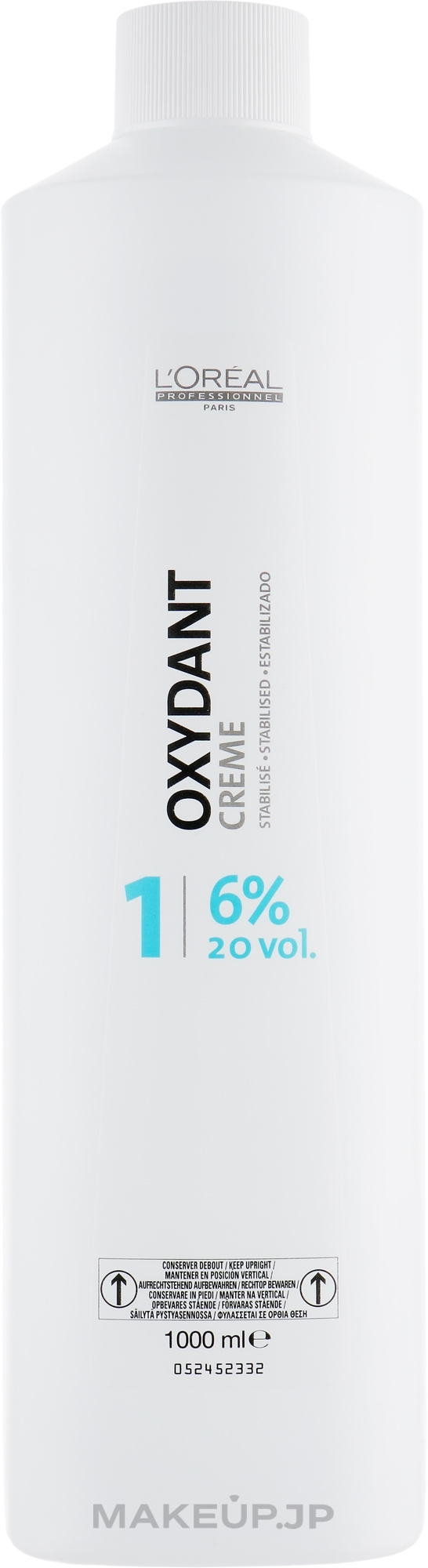 Peroxide Cosmetic Oil - L'Oreal Professionnel Oxydant 1 (6%) — photo 1000 ml