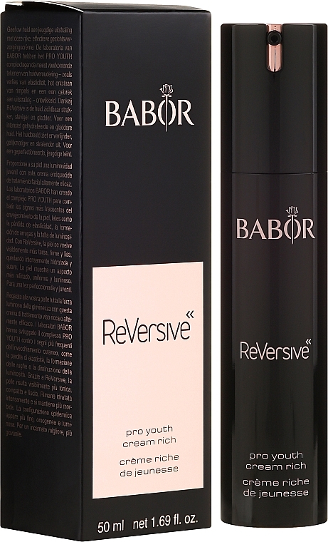 Rich Face Cream - Babor ReVersive Pro Youth Cream Rich — photo N1