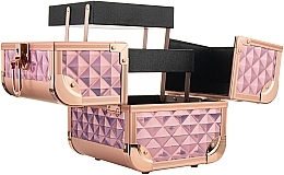 コスメ ケース - Inglot Makeup Case Diamond Mini Rose Gold MB152M K107 9	 — photo N3