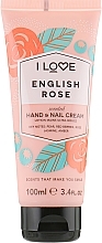 Fragrances, Perfumes, Cosmetics English Rose Hand Cream - I Love English Rose Heand & Nail Cream