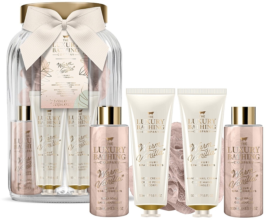 Set, 5 products - Grace Cole The Luxury Bathing Warm Vanilla Set — photo N1