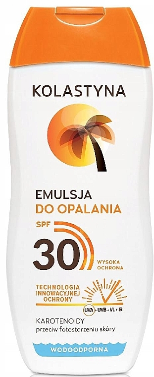 Sunscreen Emulsion - Kolastyna Suncare Emulsion SPF 30  — photo N1