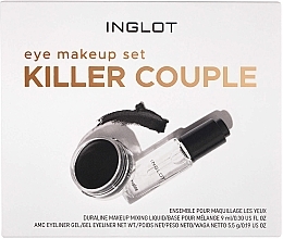 Eye Makeup Set - Inglot Eye Makeup Set Killer Couple (luquid/9ml + eyeliner/5.5g) — photo N1