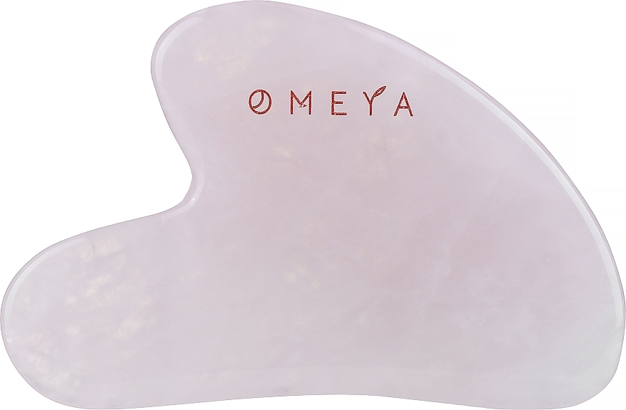 Face Massager - Omeya Rose Quartz Gua Sha — photo N2
