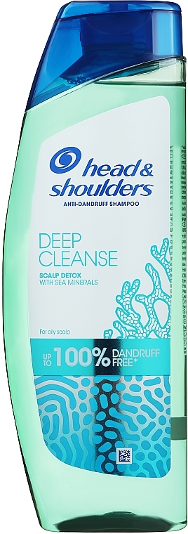 Anti-Dandruff Shampoo "Deep Cleansing" - Head & Shoulders Deep Cleanse Detox Shampoo — photo N1